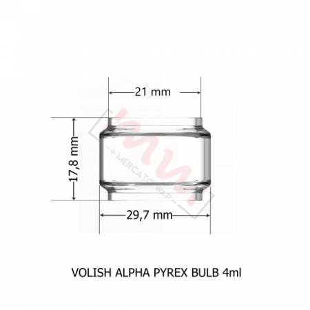 SZKIEŁKO VOLISH ALPHA PYREX/TULEJKA BULB 4ML